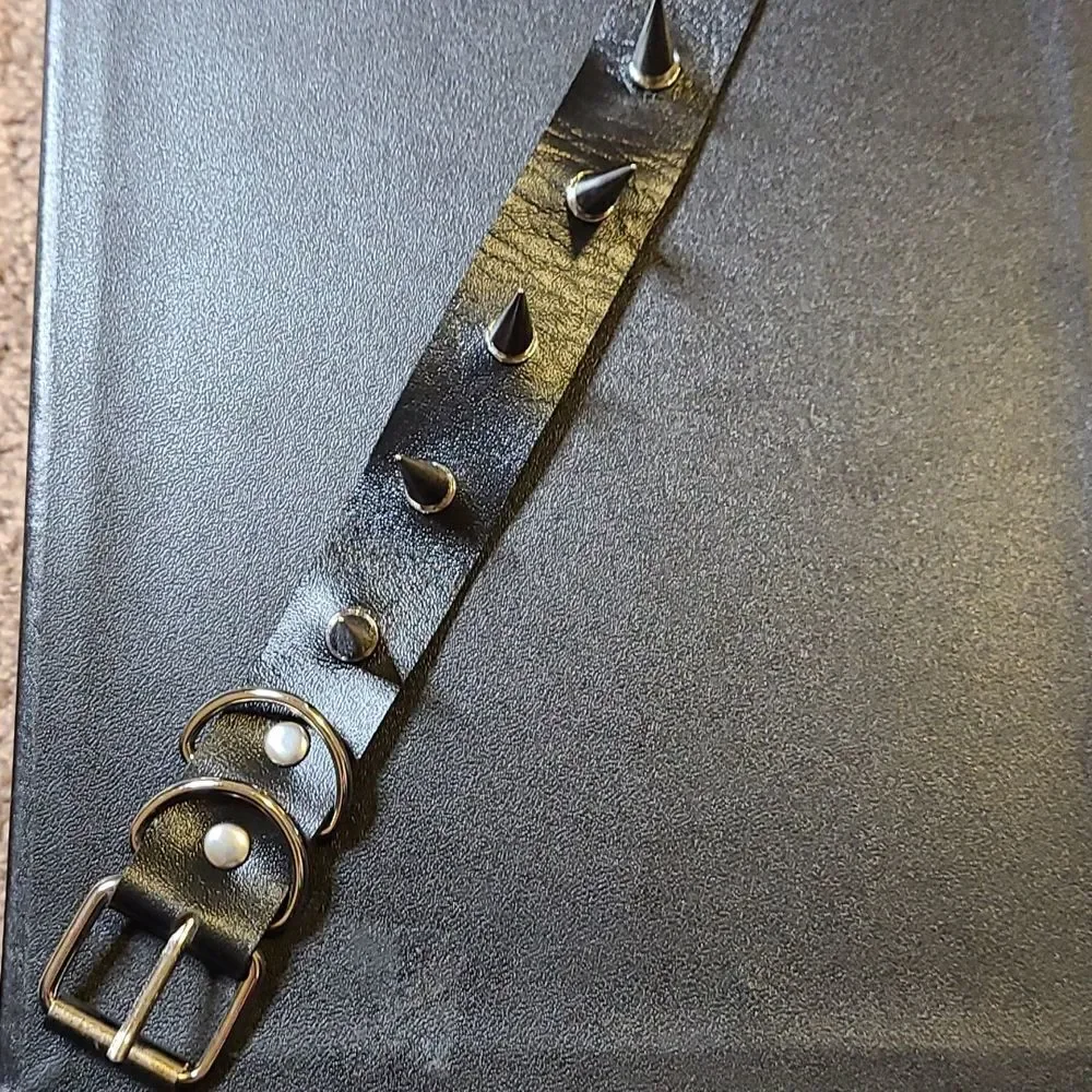 Choker with large spikes